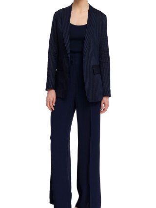 Синие брюки SPORTMAX: фото 1 - Invogue